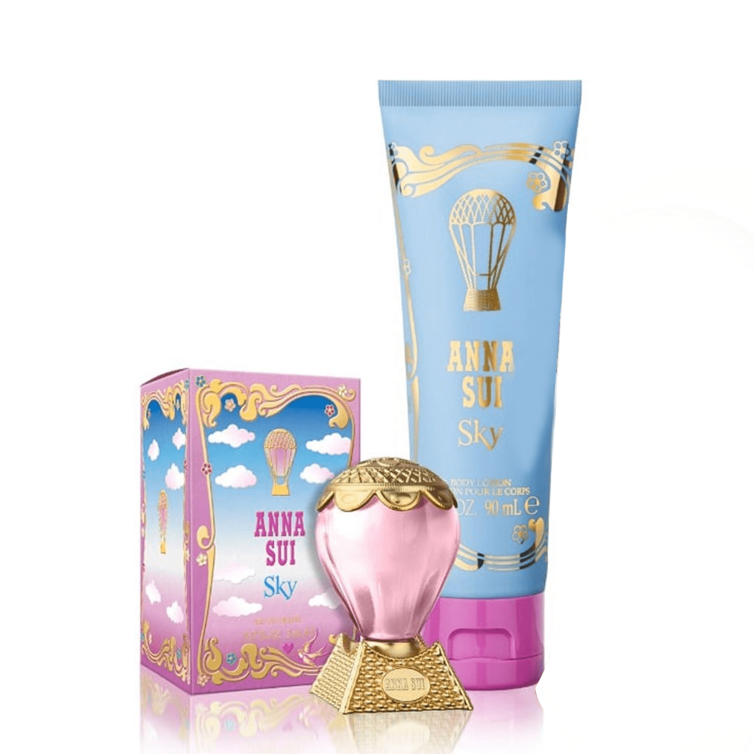 Shop Anna Sui Sky EDT Body Lotion Set for Women - Main Image