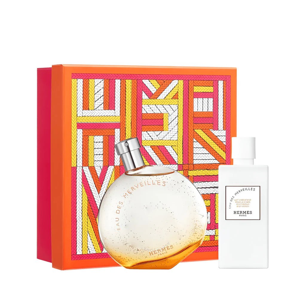 Shop Hermès Eau des Merveilles EDT Moisturizing Body Lotion Set