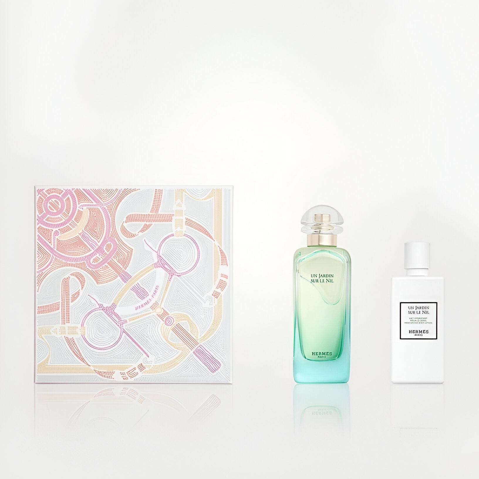 Hermès Un Jardin Sur Le Nil EDT Moisturizing Body Lotion Set for Women | My Perfume Shop