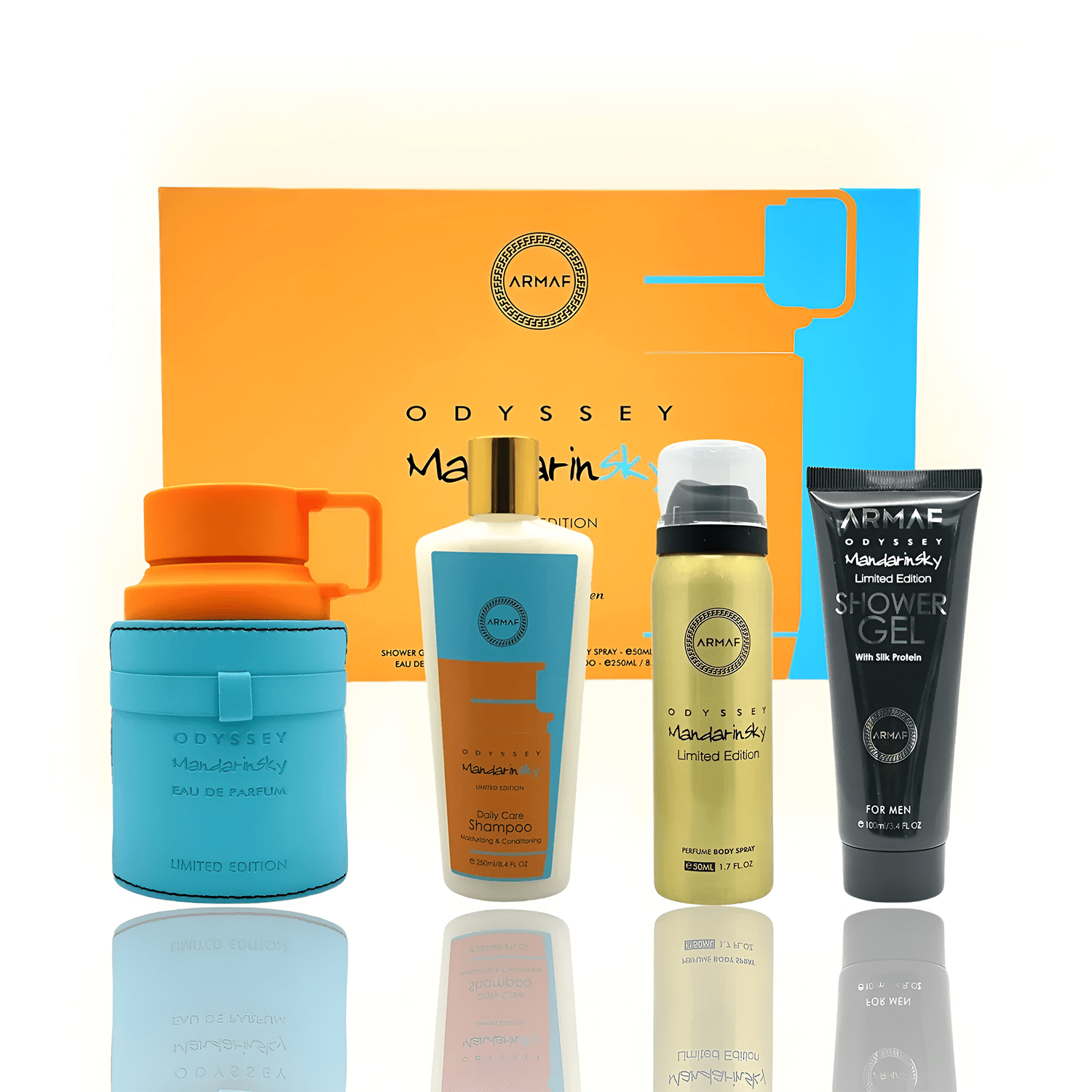 Armaf Odyssey Mandarin Sky Limited Edition EDP Set for Men | My Perfume Shop