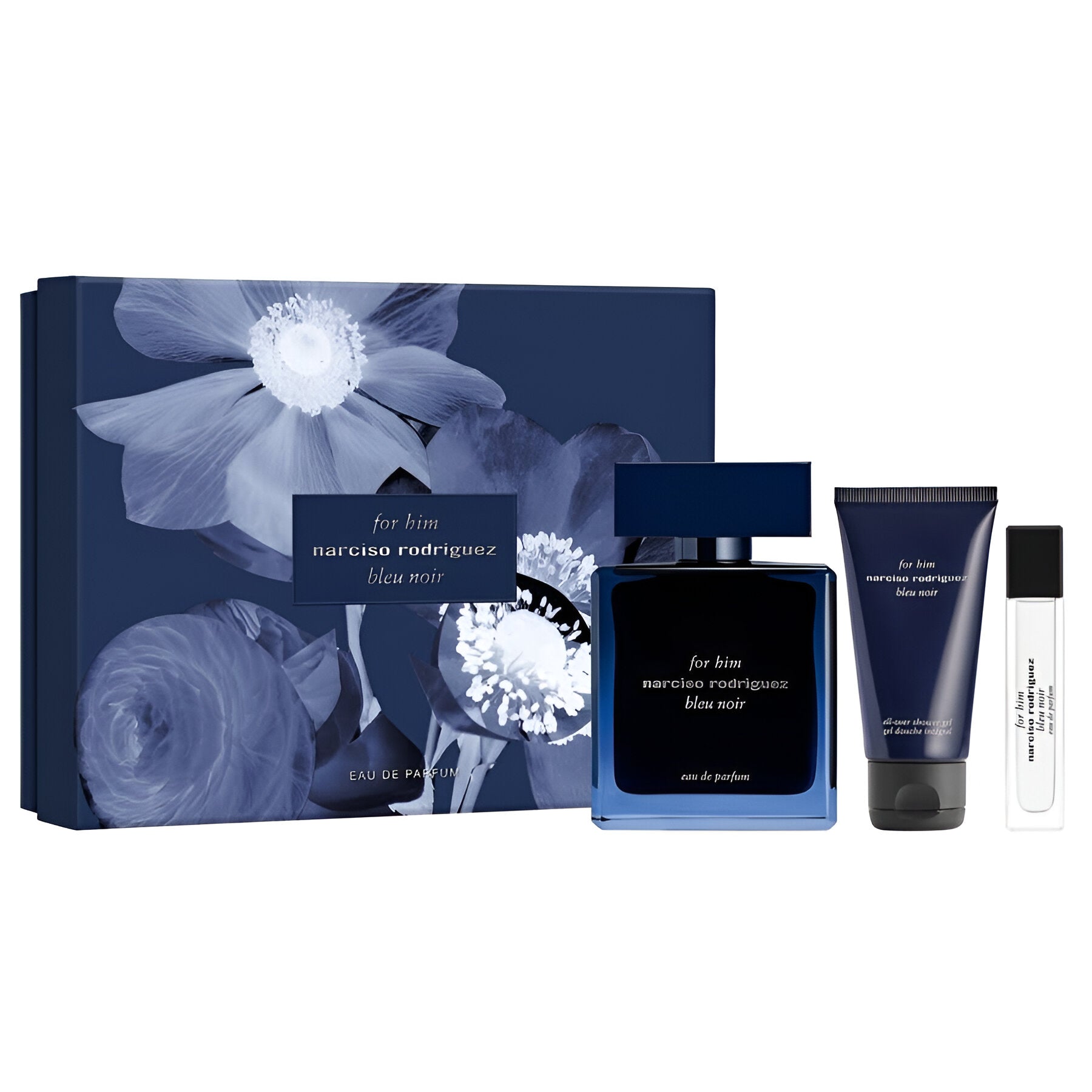 Narciso Rodriguez Bleu Noir EDP Set for Men | My Perfume Shop