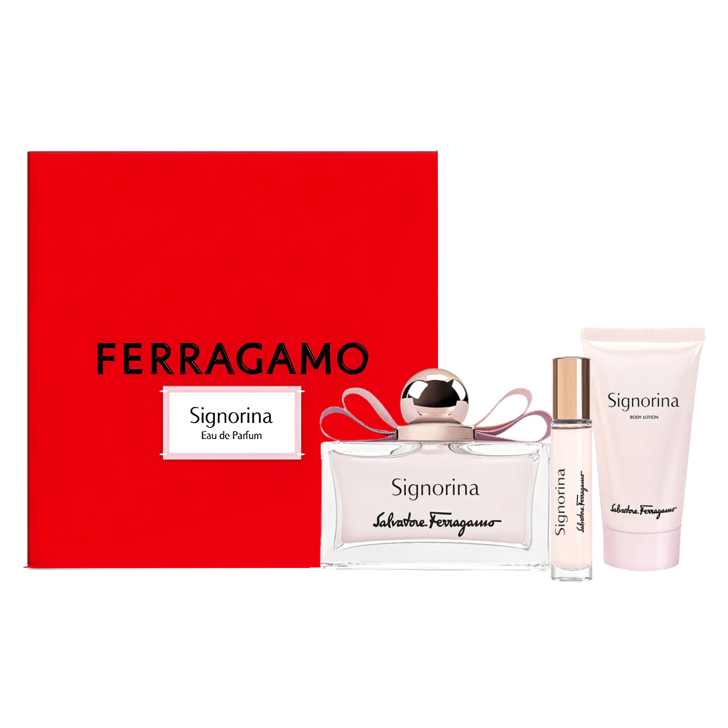 Salvatore Ferragamo Signorina EDP Body Lotion Set for Women | My Perfume Shop