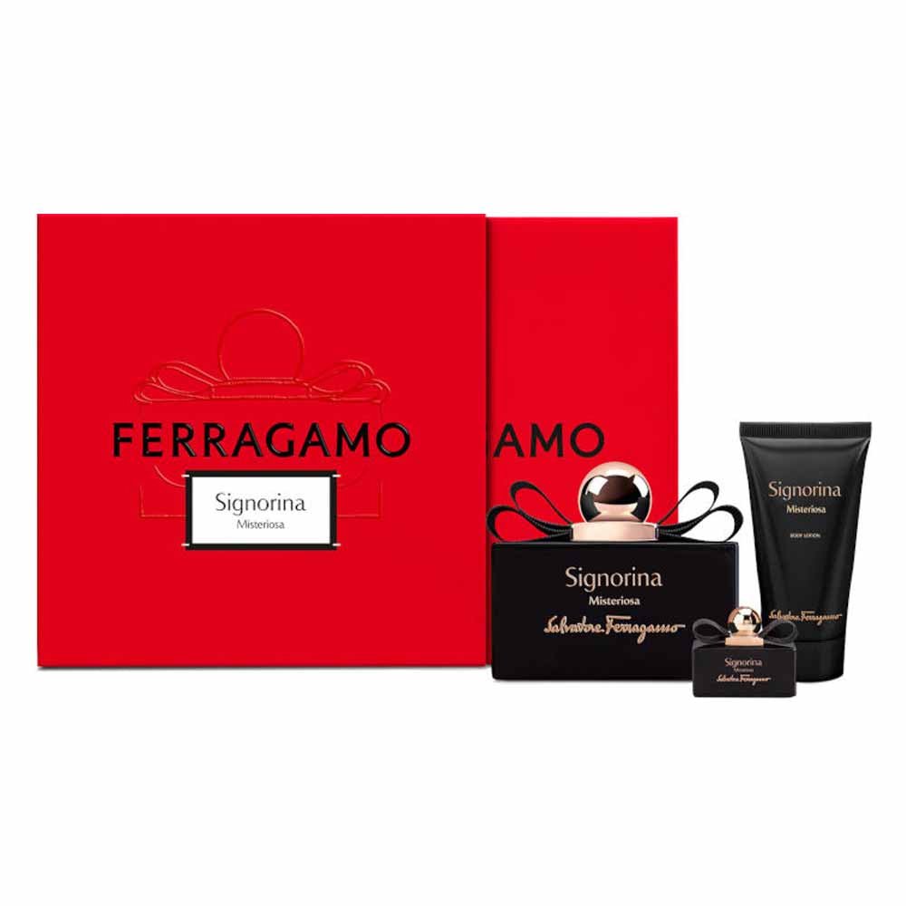 Salvatore Ferragamo Signorina Misteriosa EDP Body Lotion Set for Women | My Perfume Shop